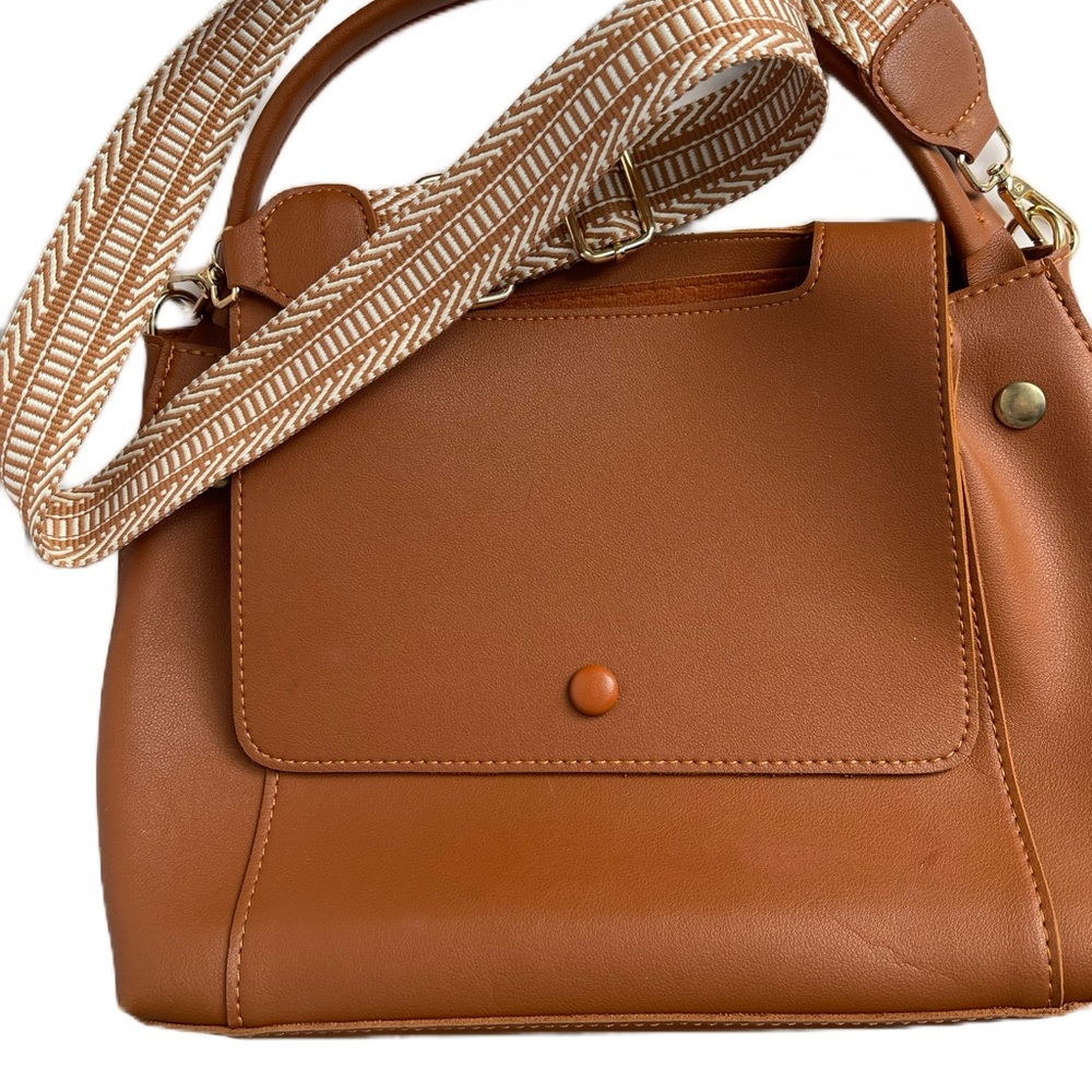 Faux Leather Crossbody bag EUC